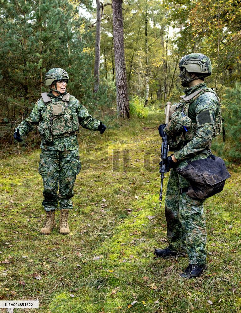 Queen Maxima Visit the Royal Marechaussee Training and Education Center - Netherlands