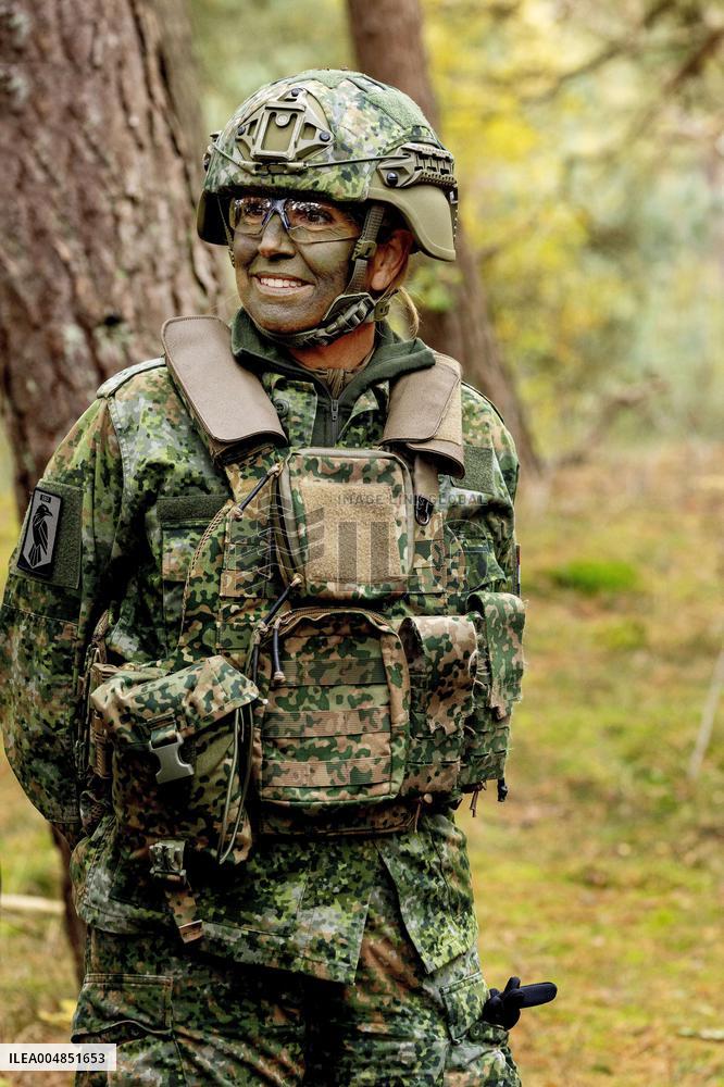 Queen Maxima Visit the Royal Marechaussee Training and Education Center - Netherlands
