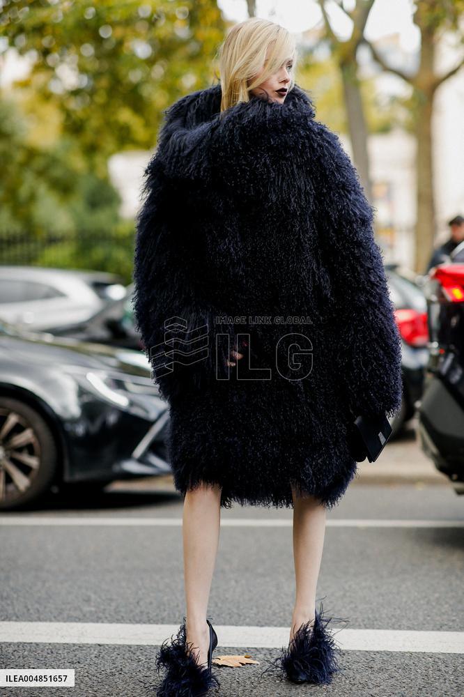 PFW - Akris Street Style