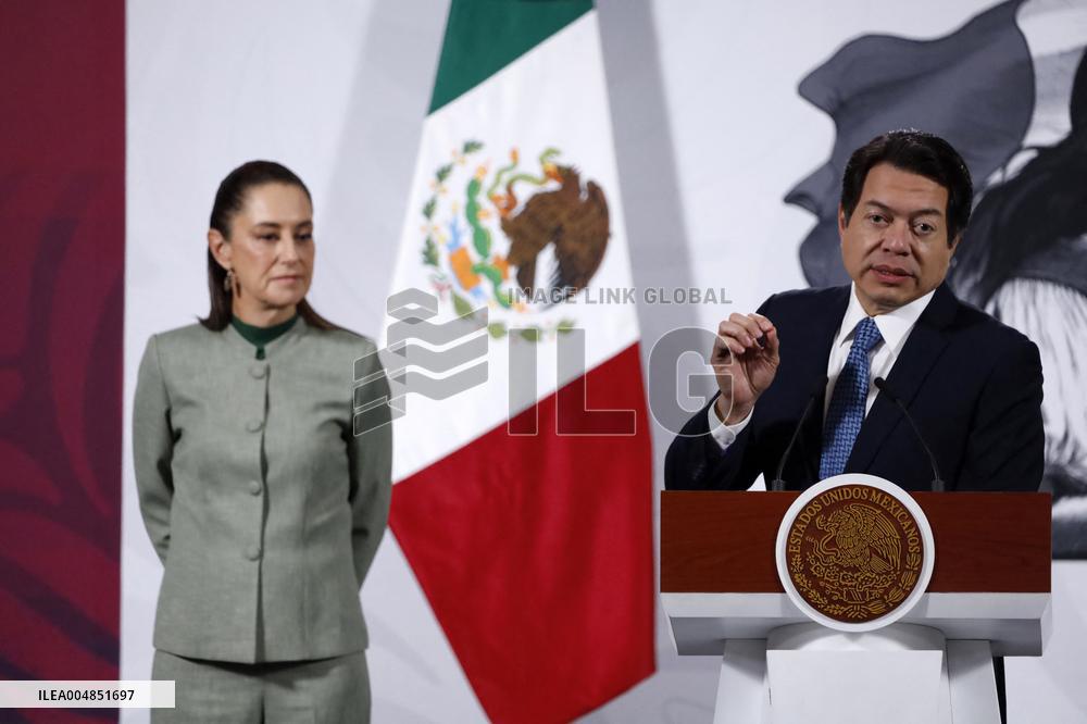 President Claudia Sheinbaum News Conference - Mexico