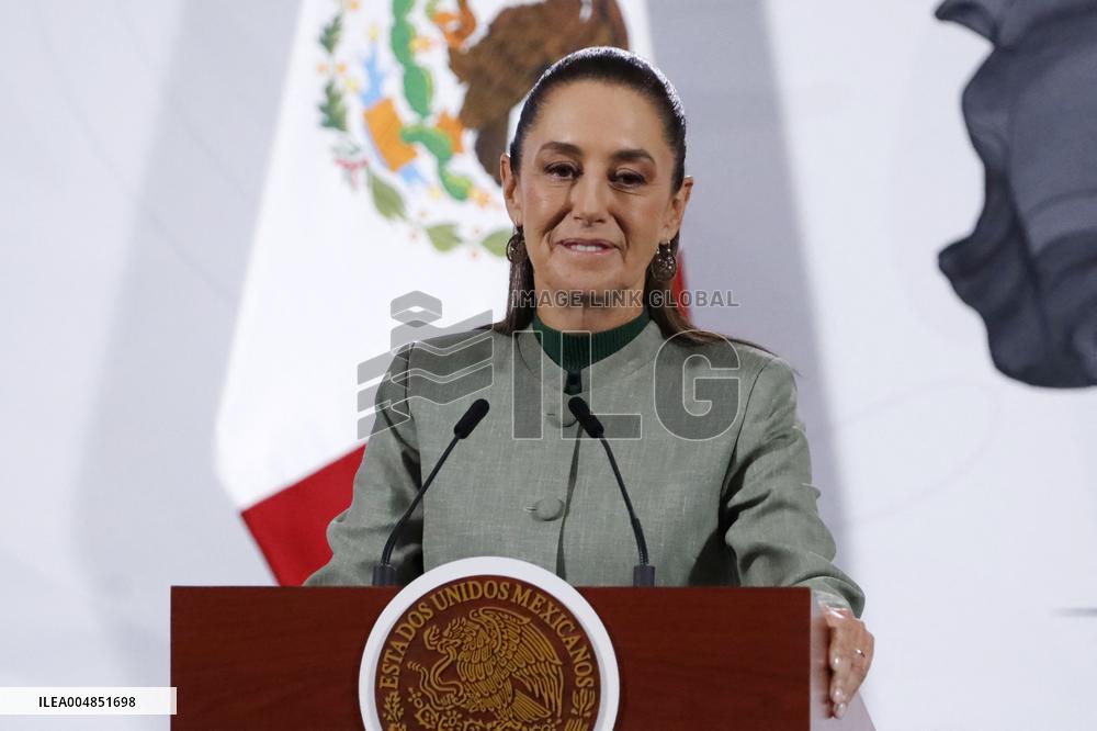President Claudia Sheinbaum News Conference - Mexico
