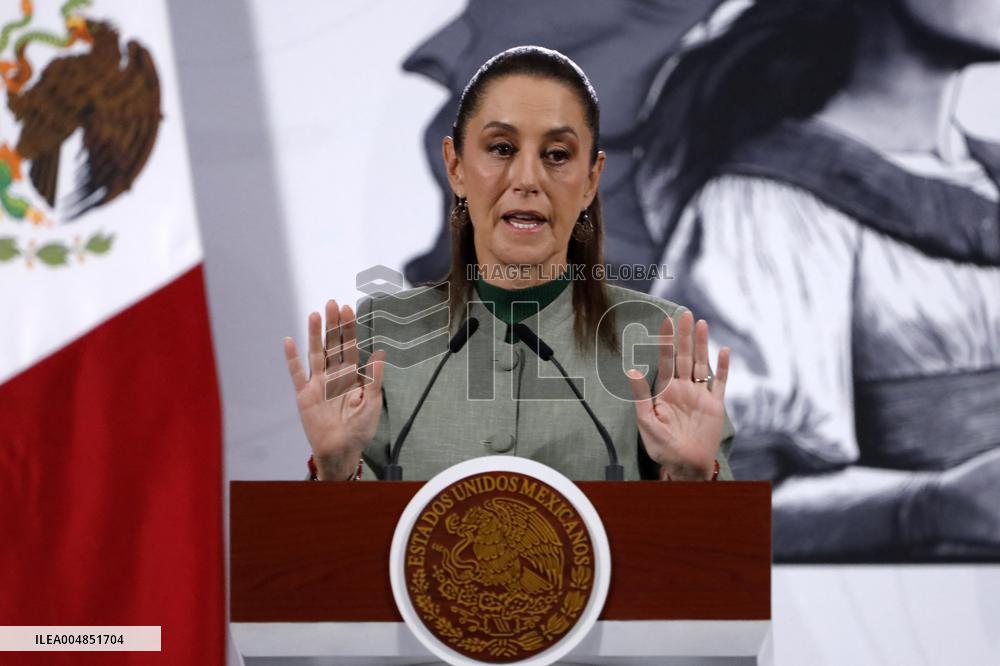 President Claudia Sheinbaum News Conference - Mexico