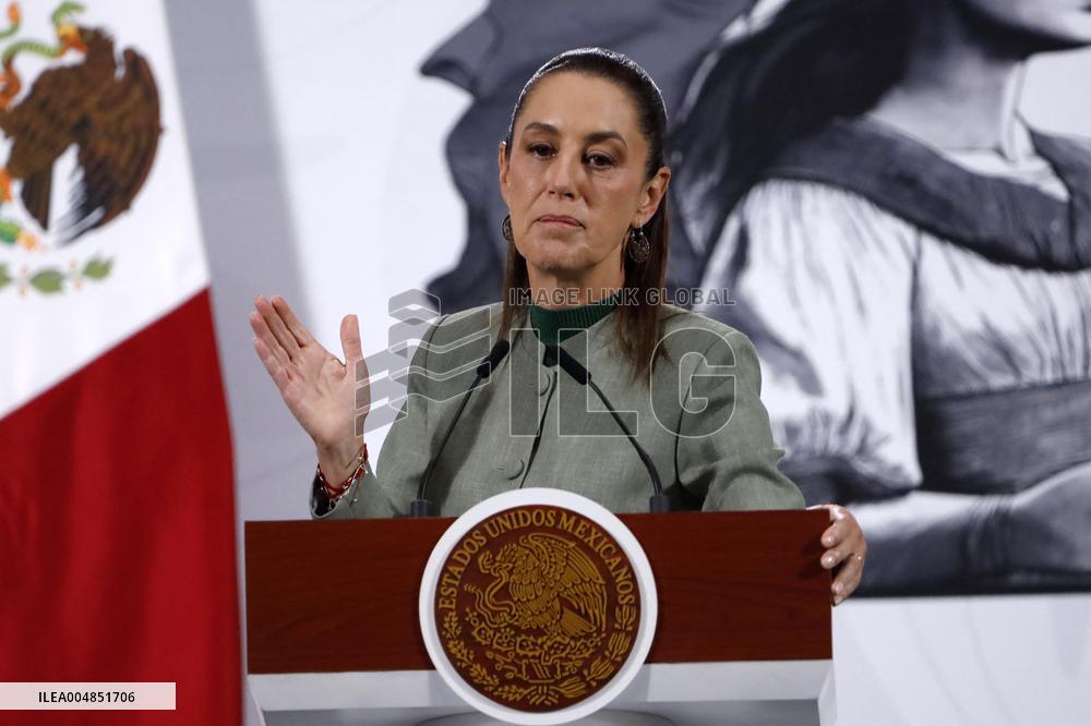 President Claudia Sheinbaum News Conference - Mexico