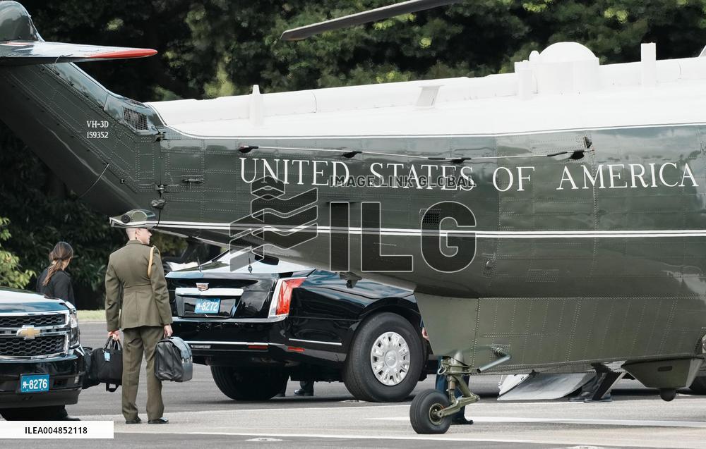 U.S. President Trump's "nuclear football"