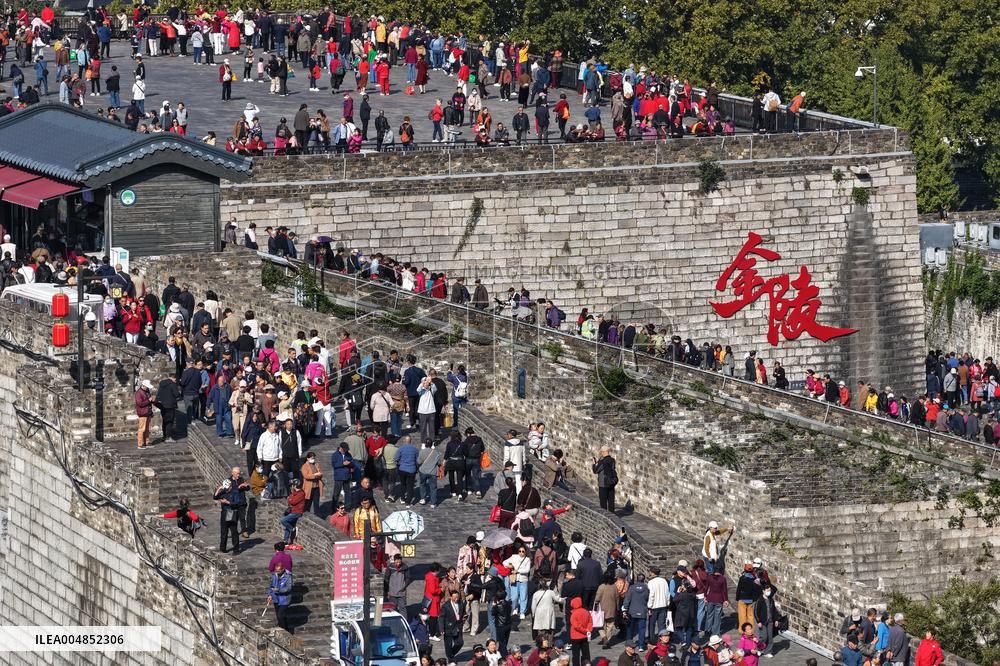 Climbing Heights on The Double Ninth Festival in Nanjing