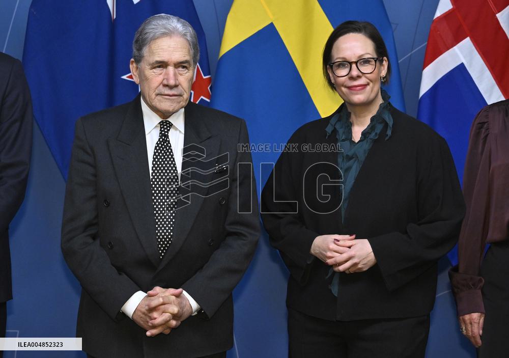 NEW ZEALAND FOREIGN MINISTERS IN STOCKHOLM