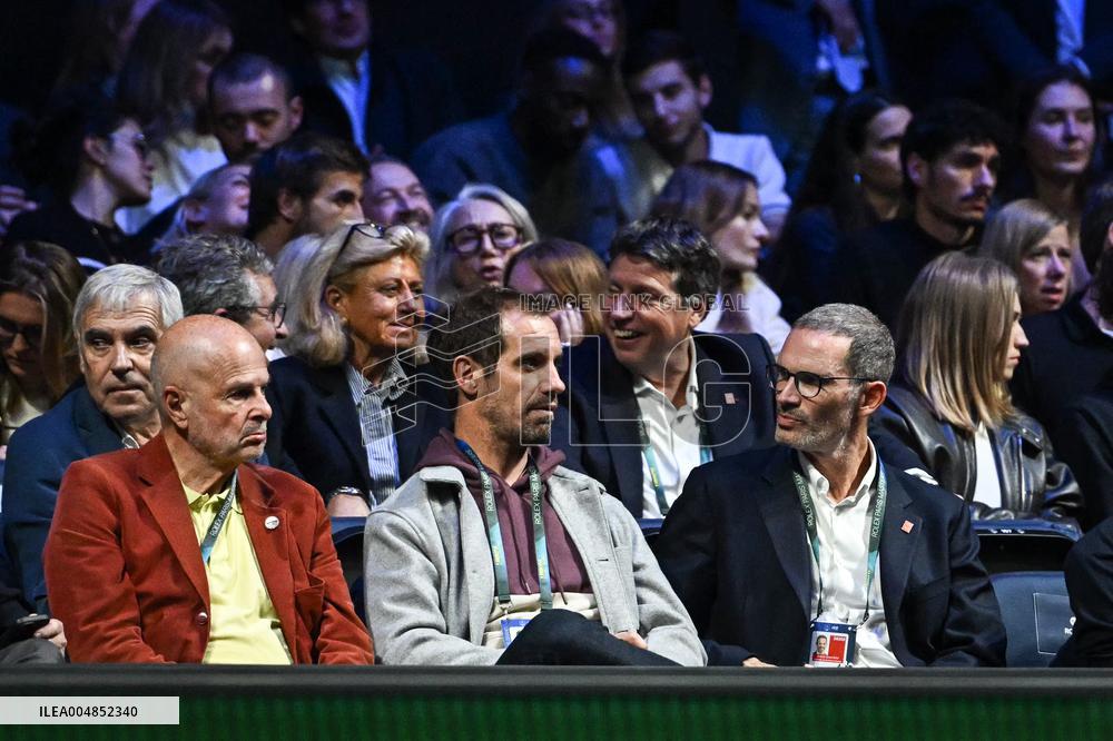 VIPs at Carlos Alcaraz vs Cameron Norrie at Rolex Paris Masters 2025 in Paris