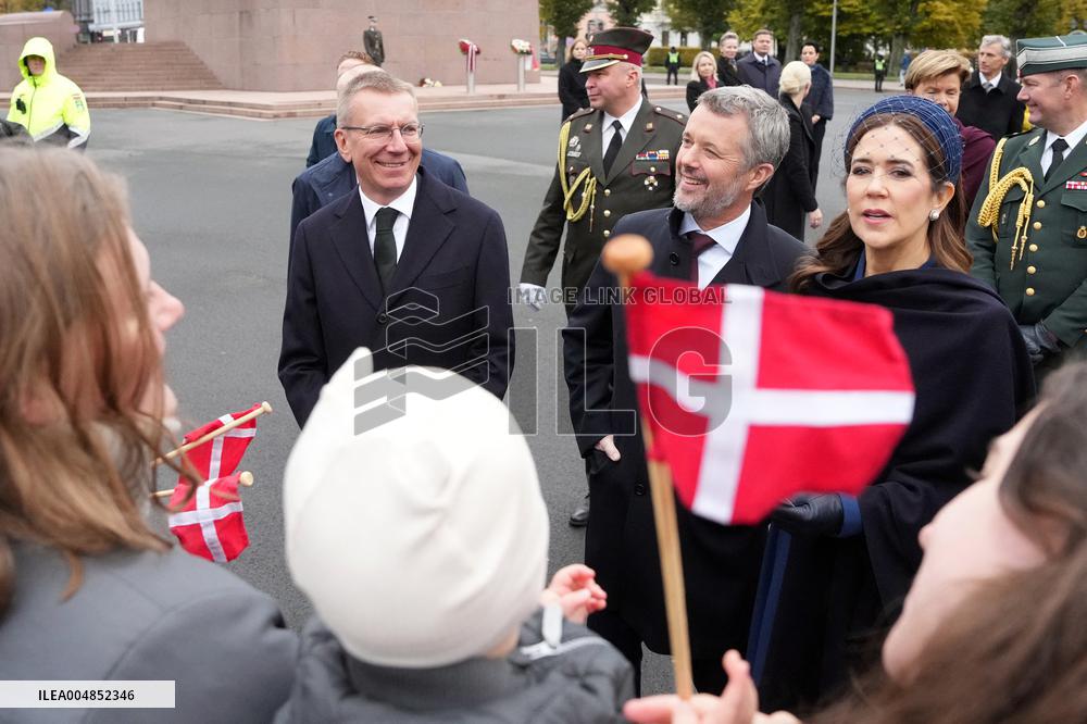 Royal Couple On State Visit To Latvia