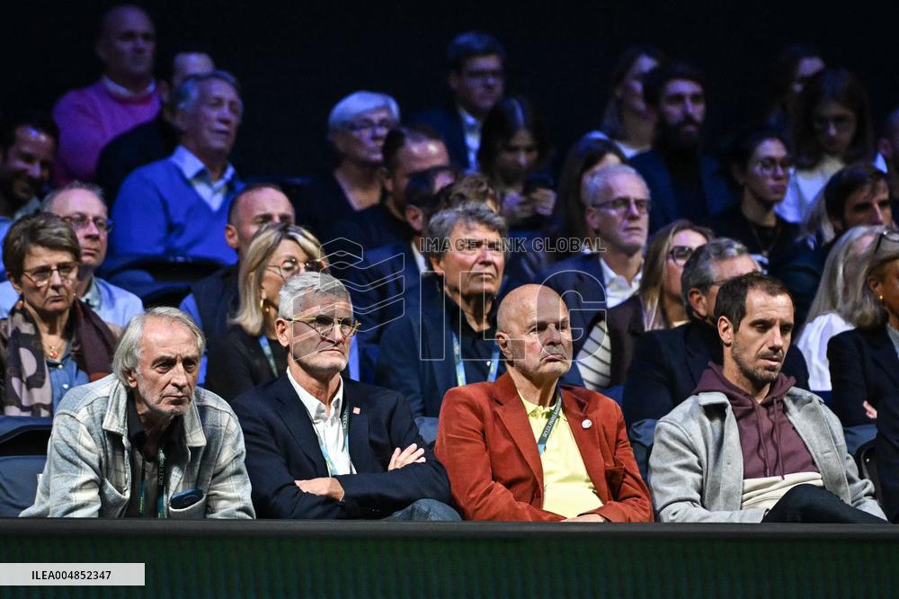VIPs at Carlos Alcaraz vs Cameron Norrie at Rolex Paris Masters 2025 in Paris