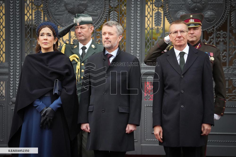 Royal Couple On State Visit To Latvia