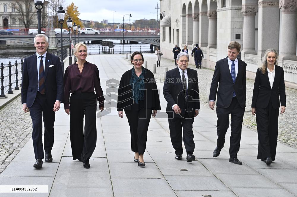 NEW ZEALAND FOREIGN MINISTERS IN STOCKHOLM