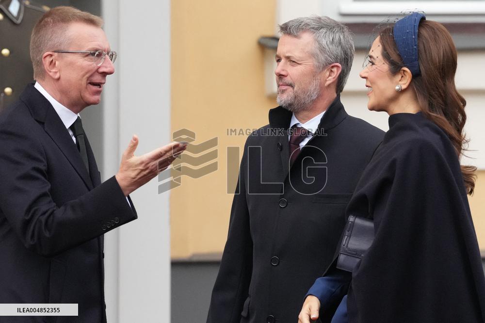 Royal Couple On State Visit To Latvia