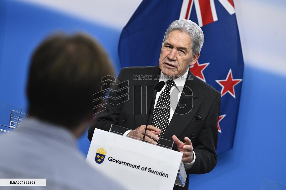 NEW ZEALAND FOREIGN MINISTERS IN STOCKHOLM