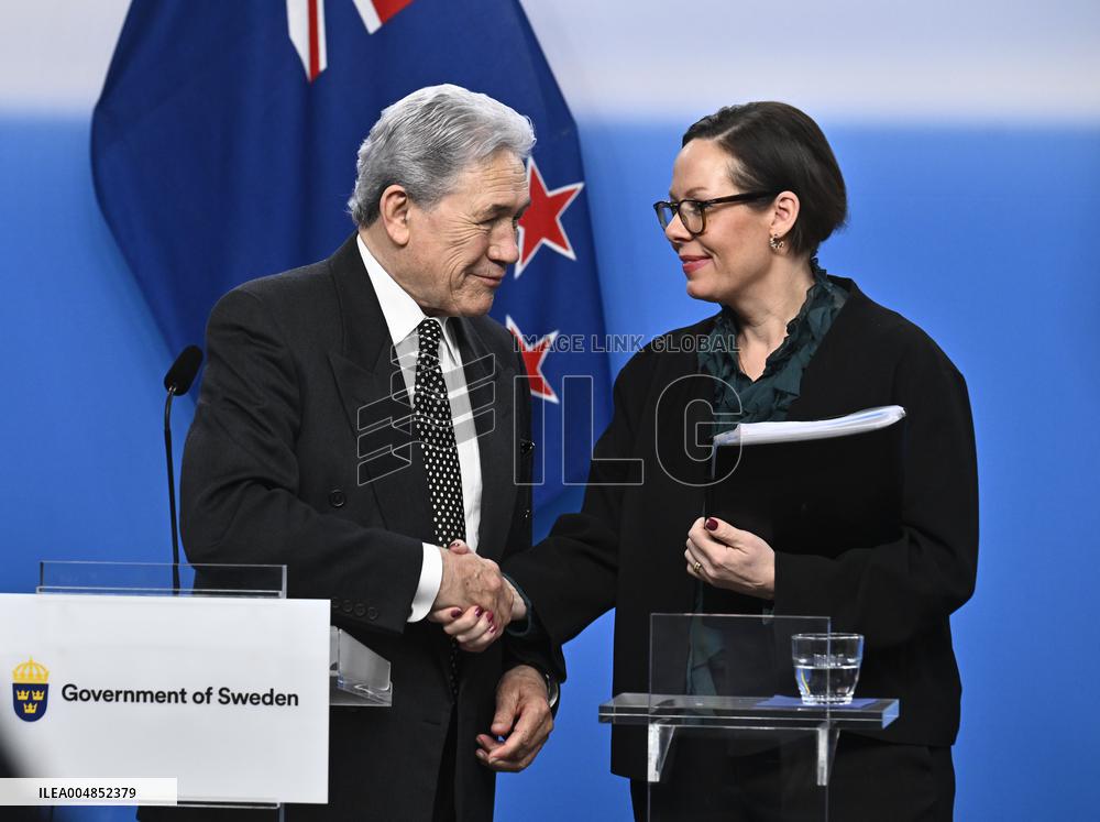 NEW ZEALAND FOREIGN MINISTERS IN STOCKHOLM