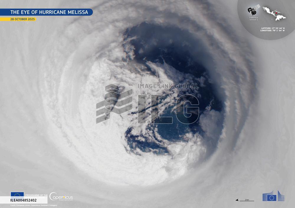 Satellite View of Hurricane Melissa