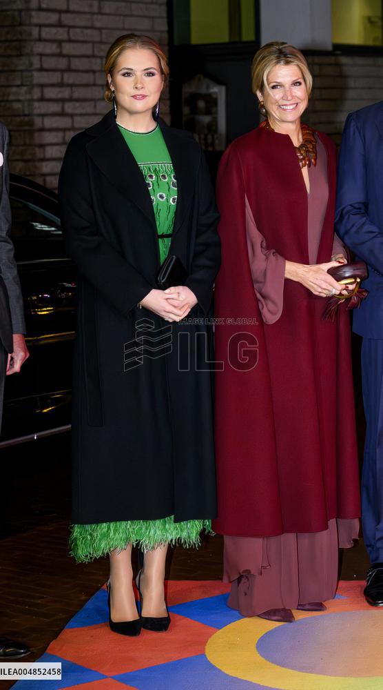 Royals at at National Celebration of Amsterdam's 750th Anniversary