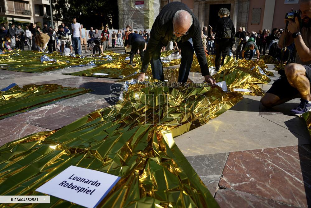 Tribute Held For DANA Victims - Valencia