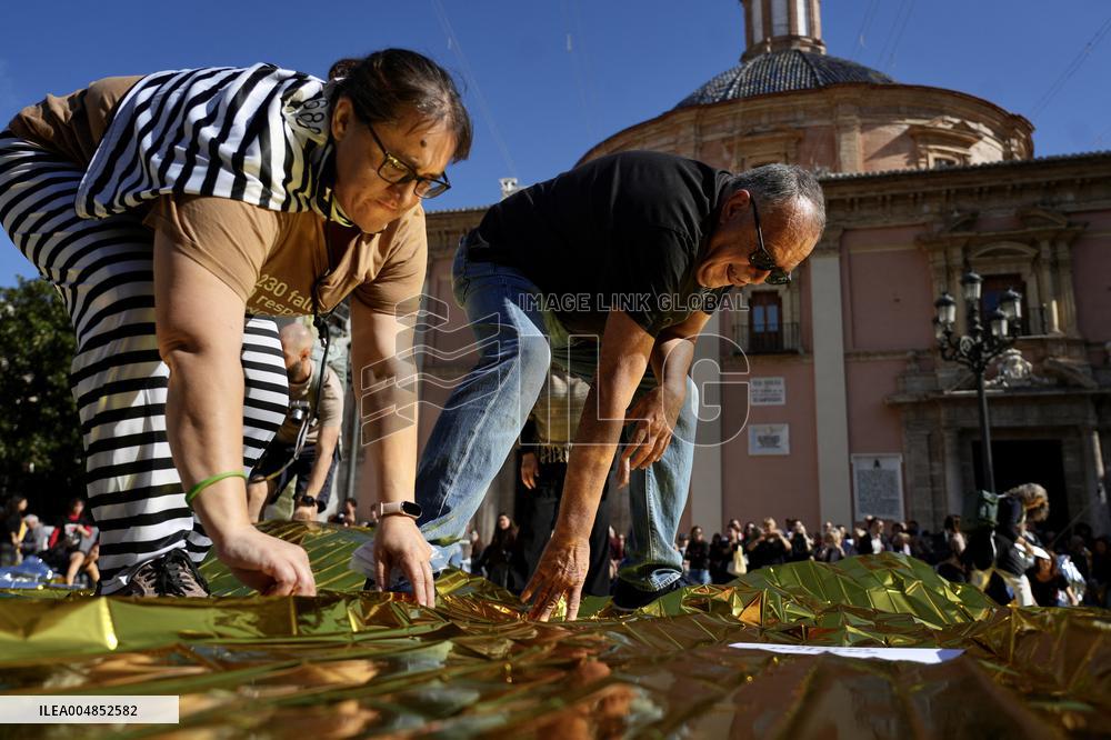 Tribute Held For DANA Victims - Valencia