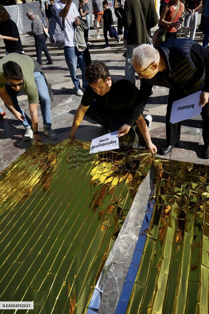 Tribute Held For DANA Victims - Valencia