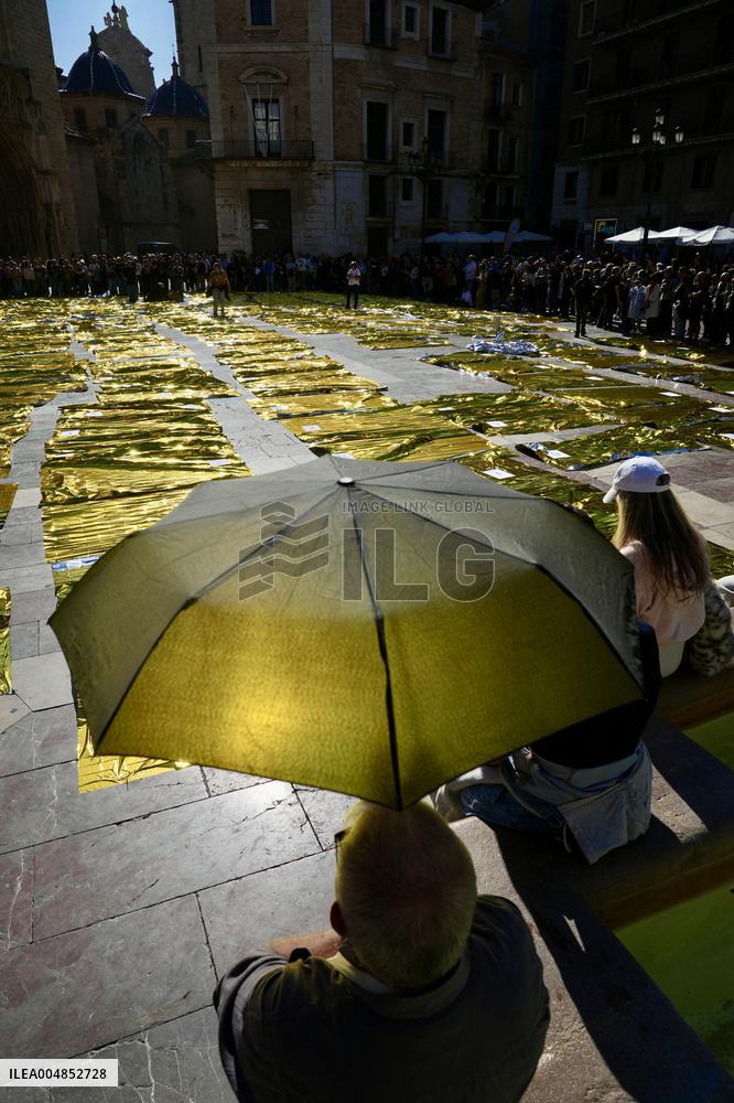 Tribute Held For DANA Victims - Valencia