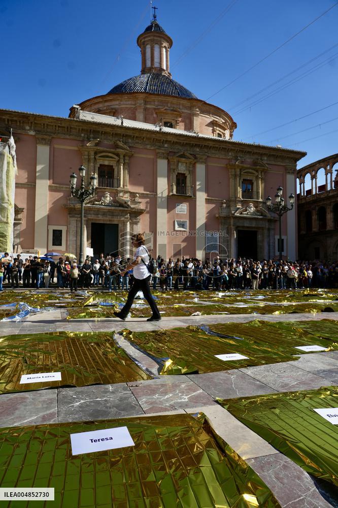 Tribute Held For DANA Victims - Valencia