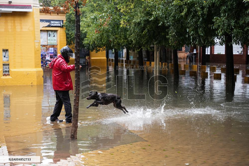 Heavy Rain and Wind in Andalusia - Spain