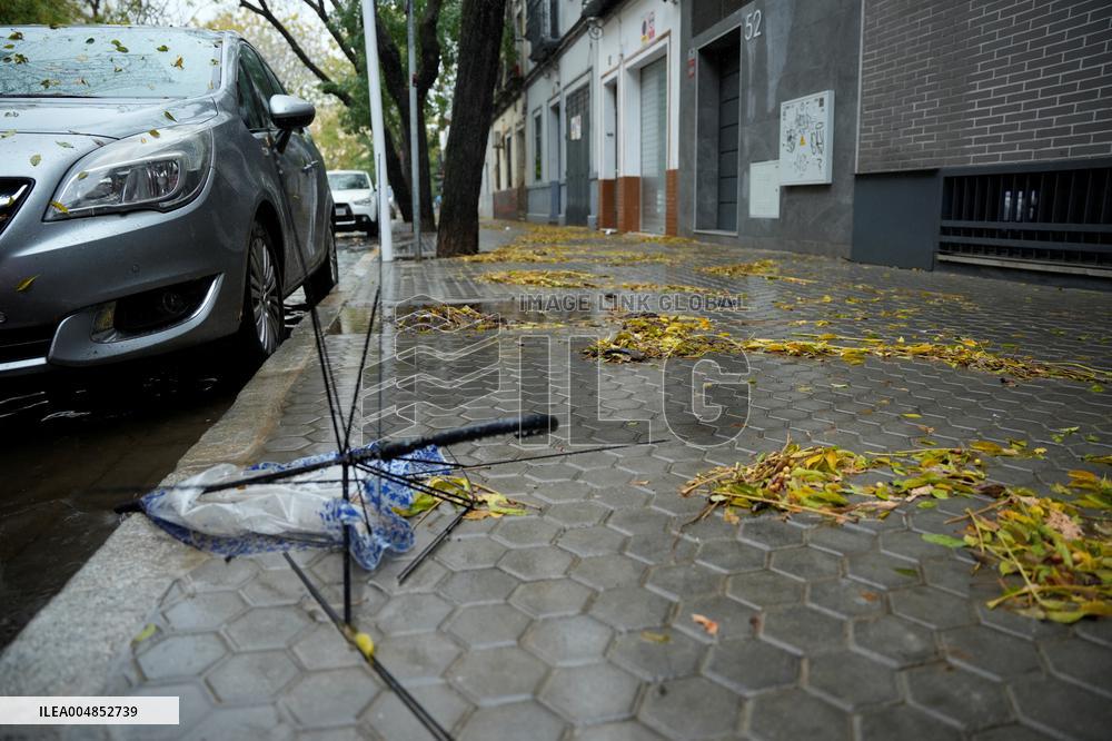 Heavy Rain and Wind in Andalusia - Spain