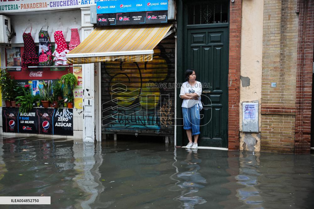 Heavy Rain and Wind in Andalusia - Spain