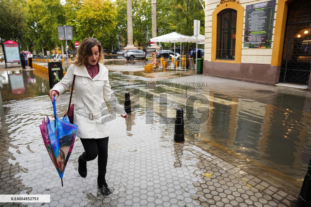 Heavy Rain and Wind in Andalusia - Spain
