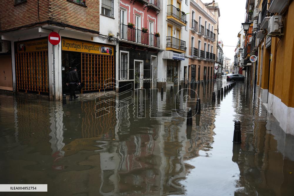 Heavy Rain and Wind in Andalusia - Spain