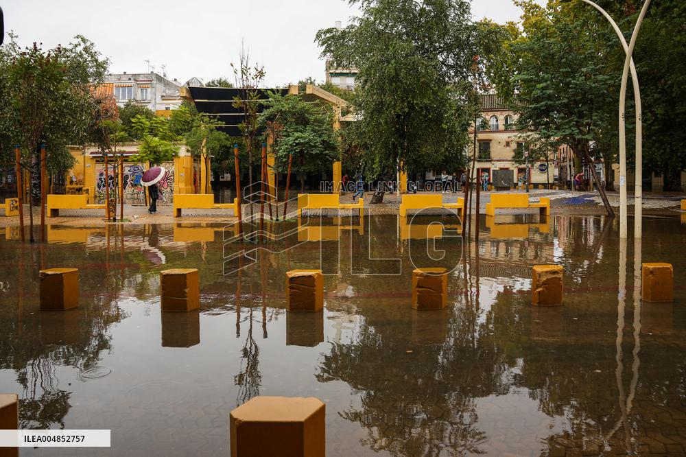Heavy Rain and Wind in Andalusia - Spain