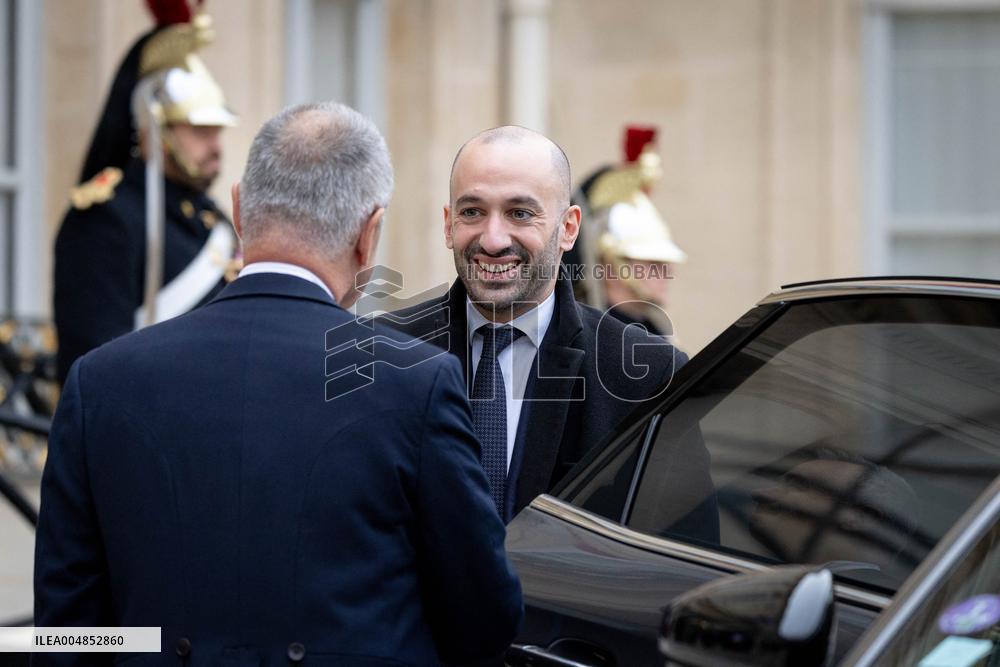 Members of the Presidency of Bosnie and Herzegovina at the Elysee - Paris AJ