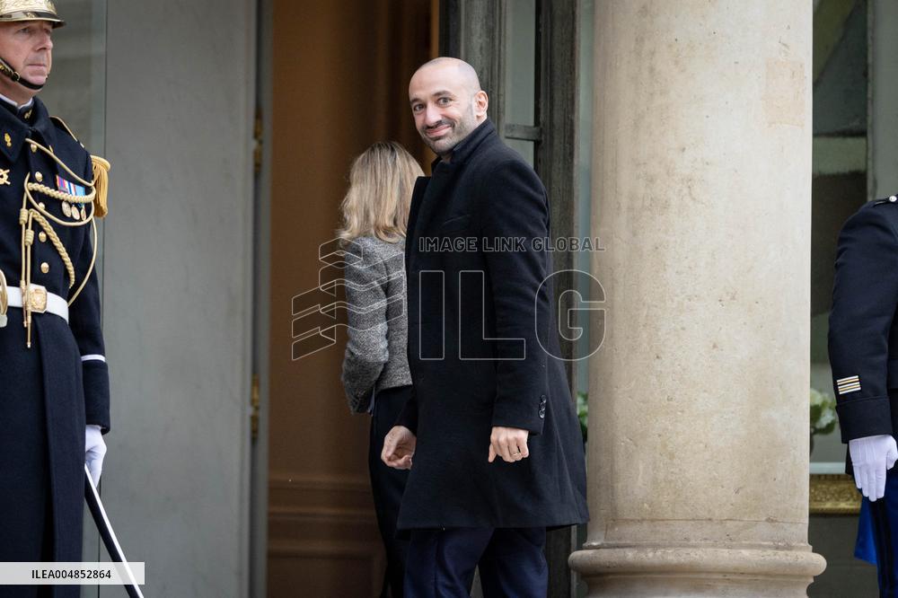 Members of the Presidency of Bosnie and Herzegovina at the Elysee - Paris AJ