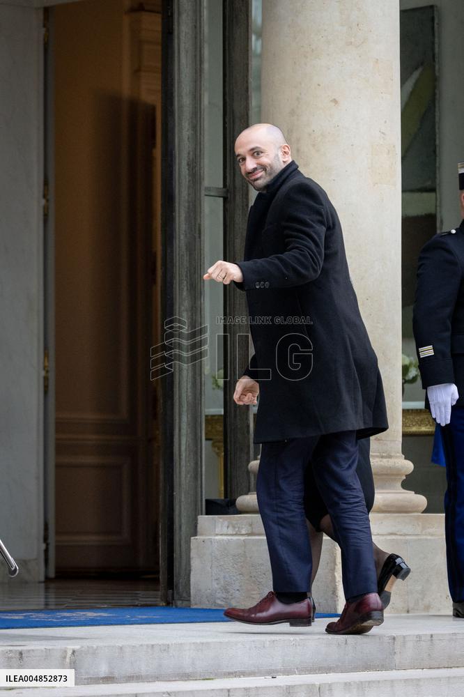 Members of the Presidency of Bosnie and Herzegovina at the Elysee - Paris AJ