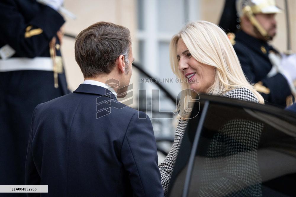 Members of the Presidency of Bosnie and Herzegovina at the Elysee - Paris AJ