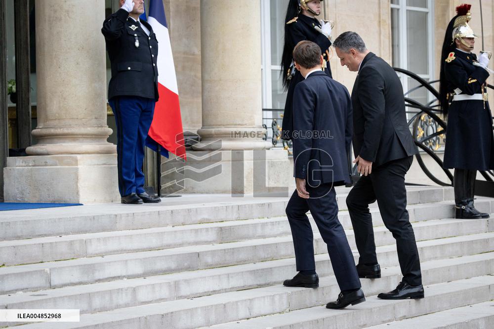 Members of the Presidency of Bosnie and Herzegovina at the Elysee - Paris AJ