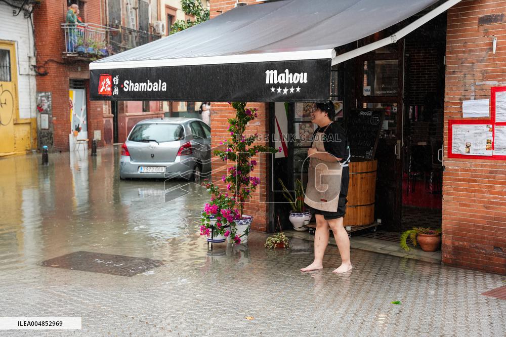 Heavy Rain and Wind in Andalusia - Spain