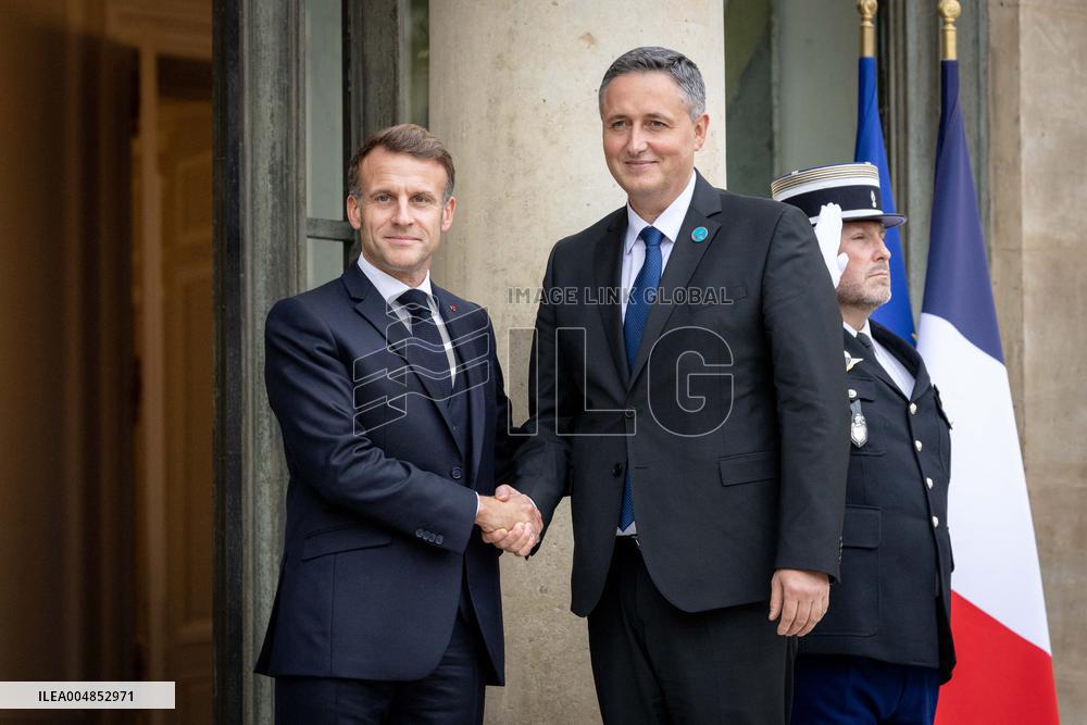Members of the Presidency of Bosnie and Herzegovina at the Elysee - Paris AJ