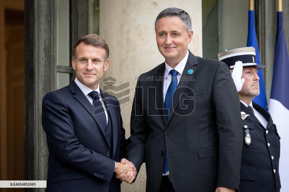 Members of the Presidency of Bosnie and Herzegovina at the Elysee - Paris AJ