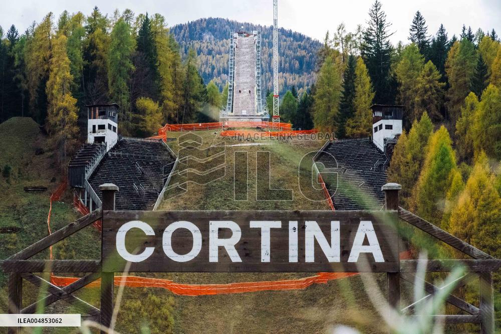 Cortina Prepares Olympic Ski Jump for 2026 - Italy