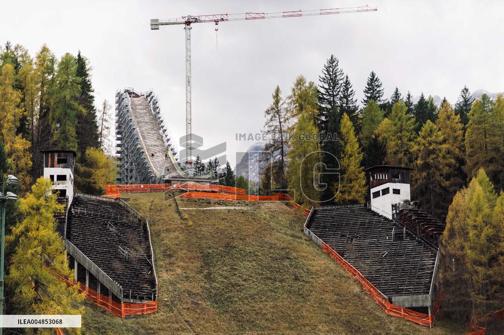 Cortina Prepares Olympic Ski Jump for 2026 - Italy
