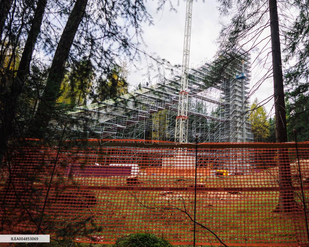 Cortina Prepares Olympic Ski Jump for 2026 - Italy