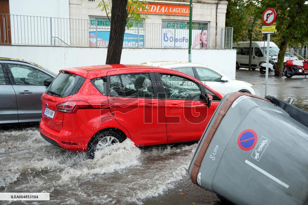Heavy Rain and Wind in Andalusia - Spain