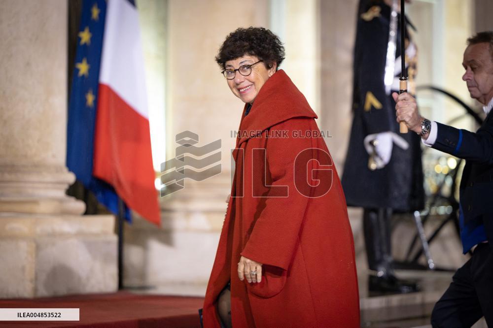 Diner at the Elysee Palace for the 8th Paris Peace Forum - Paris AJ
