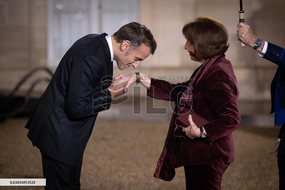 Diner at the Elysee Palace for the 8th Paris Peace Forum - Paris AJ