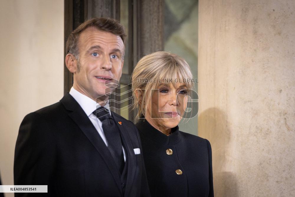 Diner at the Elysee Palace for the 8th Paris Peace Forum - Paris AJ