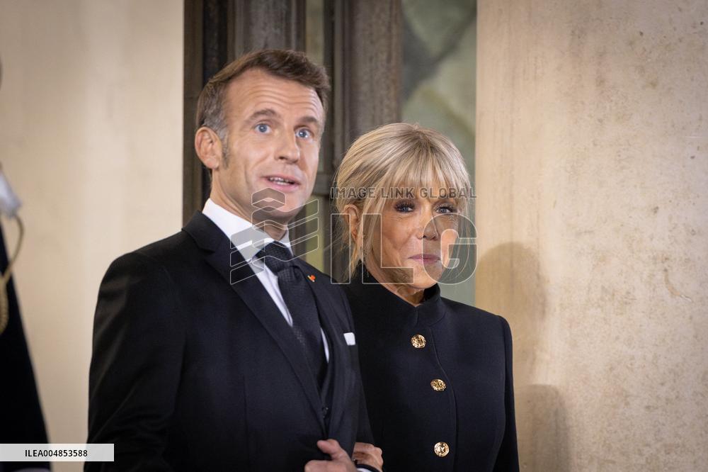 Diner at the Elysee Palace for the 8th Paris Peace Forum - Paris AJ