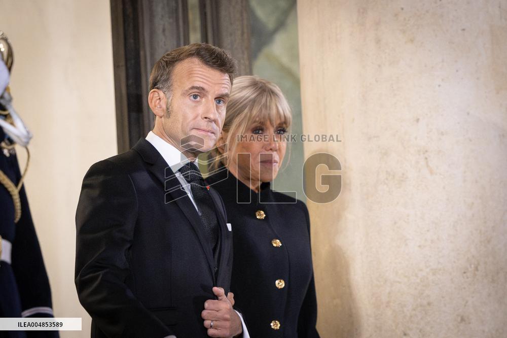 Diner at the Elysee Palace for the 8th Paris Peace Forum - Paris AJ