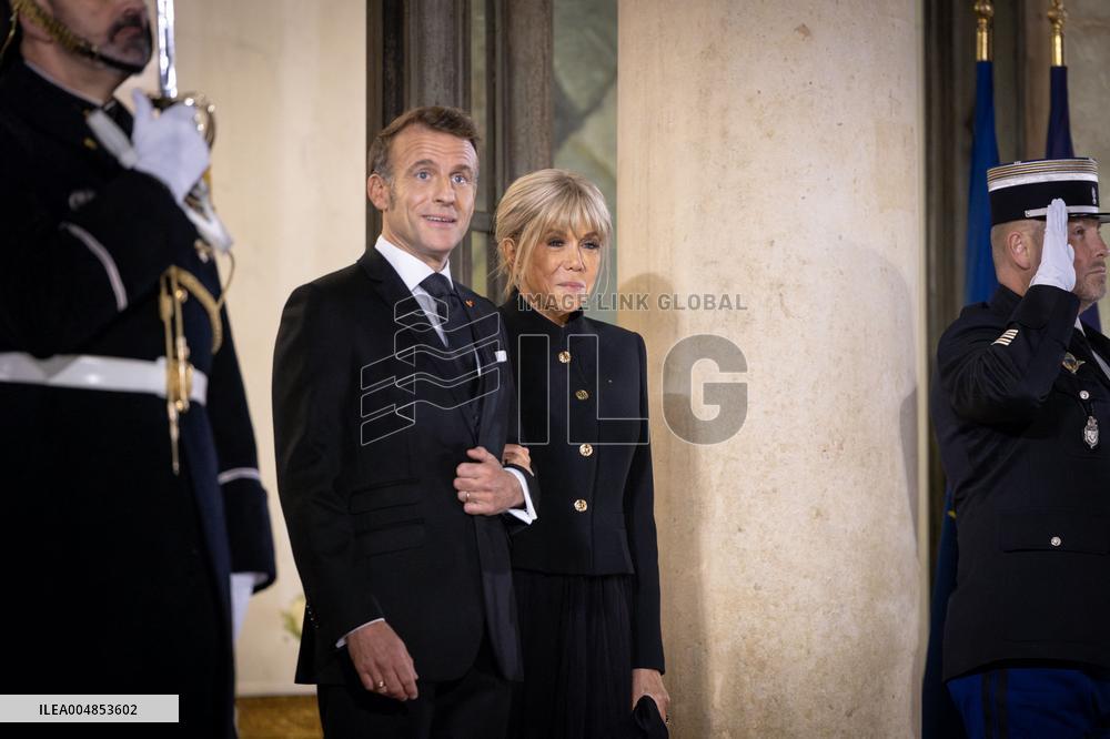 Diner at the Elysee Palace for the 8th Paris Peace Forum - Paris AJ
