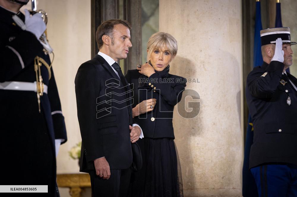 Diner at the Elysee Palace for the 8th Paris Peace Forum - Paris AJ